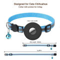 Kitten Collar Anti-Lost  and Safety Buckle Adjustable Belt Airtag Pet Collar Reflective Nylon. 