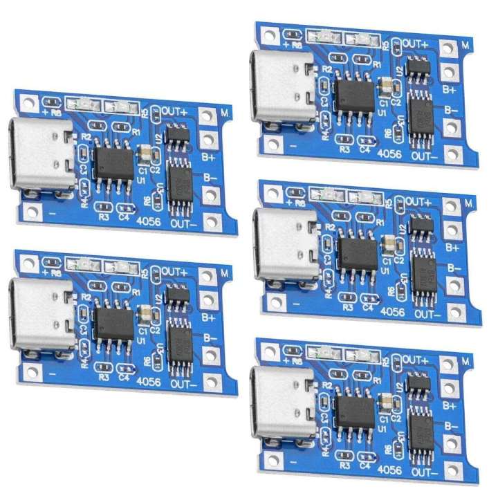5pcs TP4056 Type-c USB Charging Module 3.7V 1A 18650 Lithium Battery ...