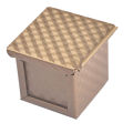 Square Loaf Pan with Lid Toast Mold Bread Pan Pullman Loaf Pan with Cover Non-Stick Mini Water Cube Toast Box.