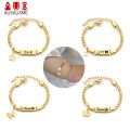 Auxauxme Personalized Engraved Baby's Name Date Custom Bracelets For Girls Boys Stainless Steel Child ID Bar Bracelet DIY Gift. 