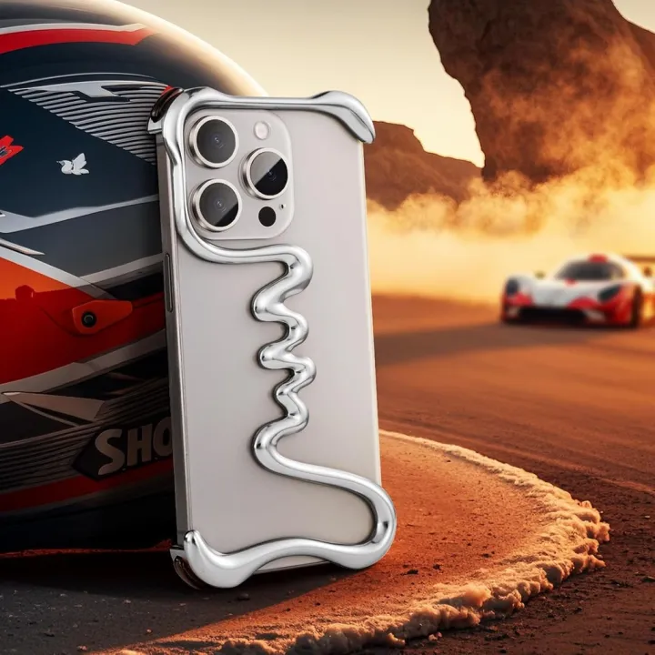 Metal%20Bare%20Frame%20Case%20for%20iPhone%2016%20Pro%20Max%20Racetrack%20Shaped%20Cool%20Design%20Aluminum%20Alloy%20Bumper%2015%20Pro%20Max%2014%20Plus%20Shockproof%20Grade%20Shell%20Borderless%20-%20Image%205