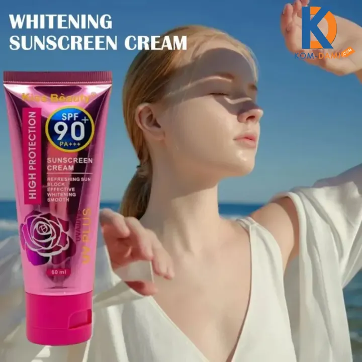 Kiss%20Beauty%20SPF%2090%20PA+++%20High%20Protection%20Sunscreen%20Cream%20-%20Image%202