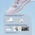 【selevn roind】 361 Degrees AG1 PRO Aaron Gordon Men Basketball Sports Shoes Cushioning Shock Absorption Rebound Sneaker Male 672141104F.