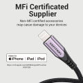 Vention Lightning Cable USB-C to Lightning Fast PD Charging Cable MFi certified 3A Date Cable For iOS devices iphone ipad ipod USB-C to Lightning PD Fast Charging Date Cable Gray. 