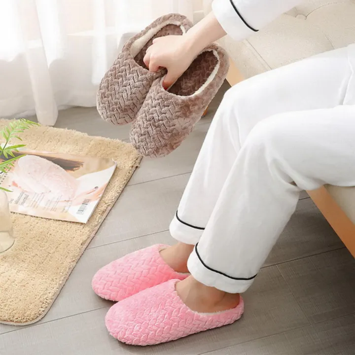 Plush%20Women%20indoor%20slippers%20Cozy%20Slient%20Warm%20Plush%20warmer%20home%20female%20slipper%20Soft%20Flat%20Autumn%20winter%20house%20flat%20floor%20shoes%20for%20Home%20Bedroom%20Indoor%20Winter%20Women%20-%20Image%206