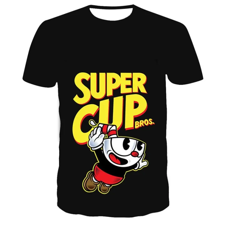 Summer%20Cuphead%20Mugman%203D%20Print%20Kids%20T-Shirt%20Funny%20Girls%20Boys%20Children%20Tops%20Tees%20Unisex%20Breathable%20Cartoon%20O-Neck%20Short%20Sleeve%20-%20Image%207