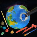 1 Set Children's Archaeology Digging Treasure Planet Gem Of Education System Solar Exploration The Mining Toys Leima. 