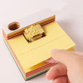 【Wireless】 3D Sticky Notes Creative Hand-tear Paper Carving Craft Home Office Desktop Decor Layor.