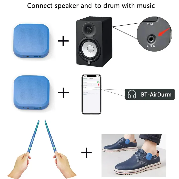 Virtual%20Drumsticks%20Kit,%20Bluetooth%208%20Sounds%20Portable%20Electronic%20Air%20Drum%20Set%20Compact%20with%20Pedals%20for%20Outdoor%20-%20Image%203