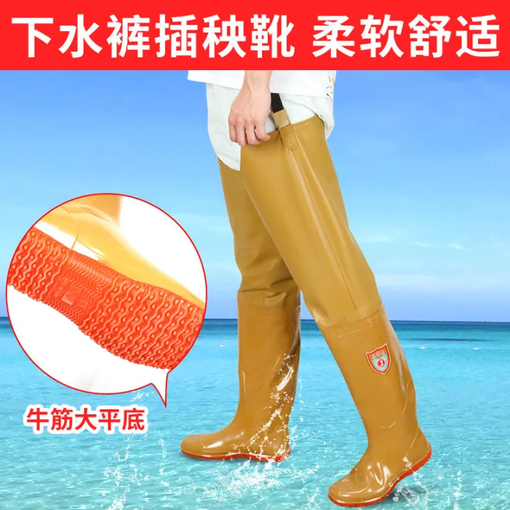 Waterproof%20water%20pants,%20rice%20planting%20shoes,%20high%20water%20boots,%20rain%20boots,%20paddy%20fields,%20long%20water%20shoes%20socks,%20insect%20proof,%20men's%20and%20women's%20wading%20fork%20pants%20-%20Image%204