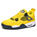 4Big Paris Men's Shoes Goddess of Lightning White Cement Midnight Blue Carbon Gray Infrared Basketball Shoes.