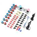 Accessories For Arcade Zero Delay USB Encoder DIY Kit Set Game Cable LED Button. 