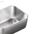 Stainless Steel Food Storage Container Metal Meal Prep Containers for Travel. 