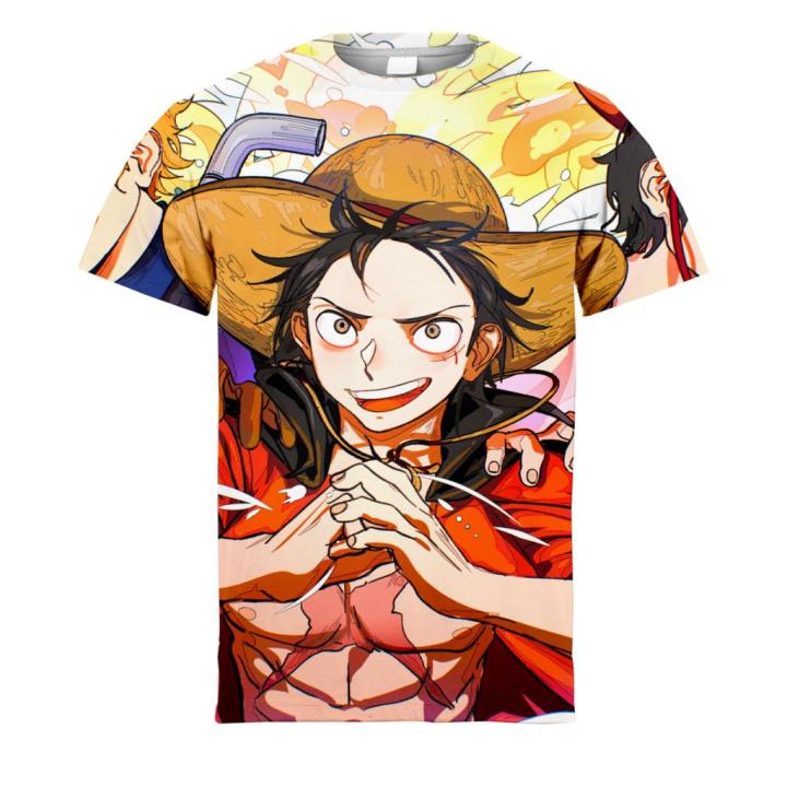 Anime%20Day%20Wind%20One%20Piece%20Character%20Luffy%20To%20Giant%20Soron%203d%20Printed%20T-Shirt%20Men%20And%20Women%20The%20Same%20Summer%20Crewneck%20T-Shirt%20-%20Image%202