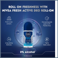 Nivea Men Fresh Active Anti-Perspirant Roll On Deodorant I 50ml I Germany. 