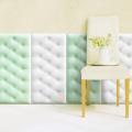60x30cm 3D Foam Waterproof Self Adhesive Wall Sticker Anti-Collision  Living Room Bedroom Soundproof Wallpaper Home Decoration. 