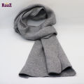 Black, Grey, White, Brown, Knitted Fabrics Zigzag Design Premium Scarf Muffler.