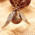 Harry Potter Gold Snitch Pocket Watch Souvenir Girls Student Kids Boys Small Pendant Delicate Necklace Vintage. 