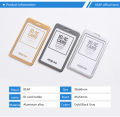 1 PCS Reap Aluminum Name Badge Holder Vertical ID Card holder. 