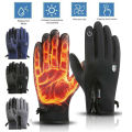 Thermal Bike Anti-slip Touch Screen Windproof Warm Gloves. 