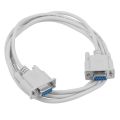 1PC 5ft F / F Serial RS232 Null Modem Cable Female to Female DB9 FTA Connection 9 Pin Data COM Cable Converter PC Accessory. 