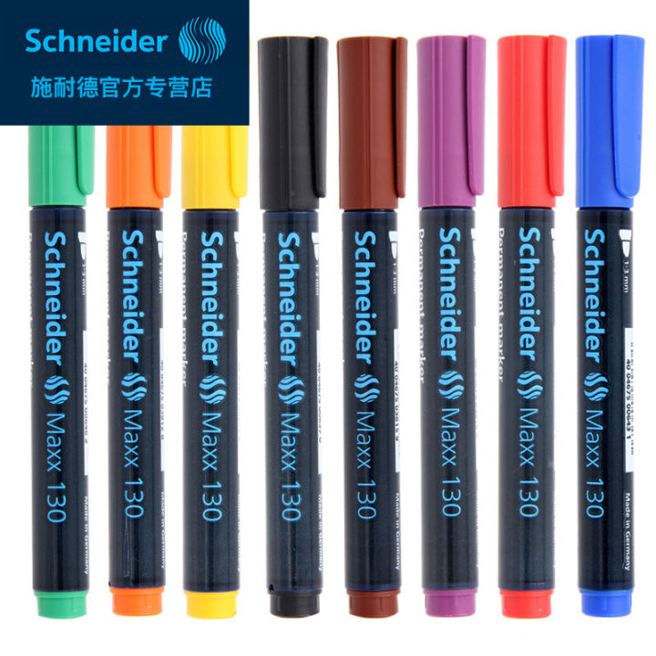 Germany Schneider Schneider black blue red drawing pen round tip 1-3mm marker Maxx130 marker