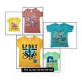 4 Piece high Quality cotton Kids t-shirt for baby. 