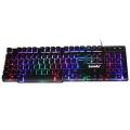 RGB Lighting Gaming Keyboard - Black. 