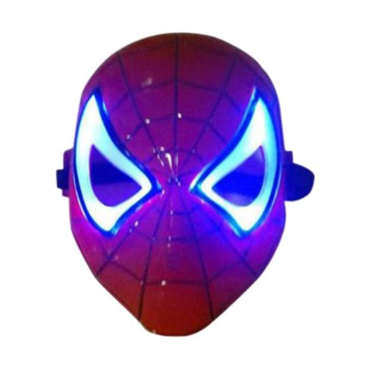 Premium Quality Marvel Avengers Spider Man Mask with Led Light For Kids