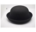 Black Synthetic Dhoom 3 Bowler Felt Round Hat For Men. 