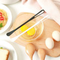 1 Piece of Whisk Plastic Mini Multi-function Whisk Kitchen Utensil with Teaspoon Egg Whisk Accessories 2 Colors Manual Whisk.