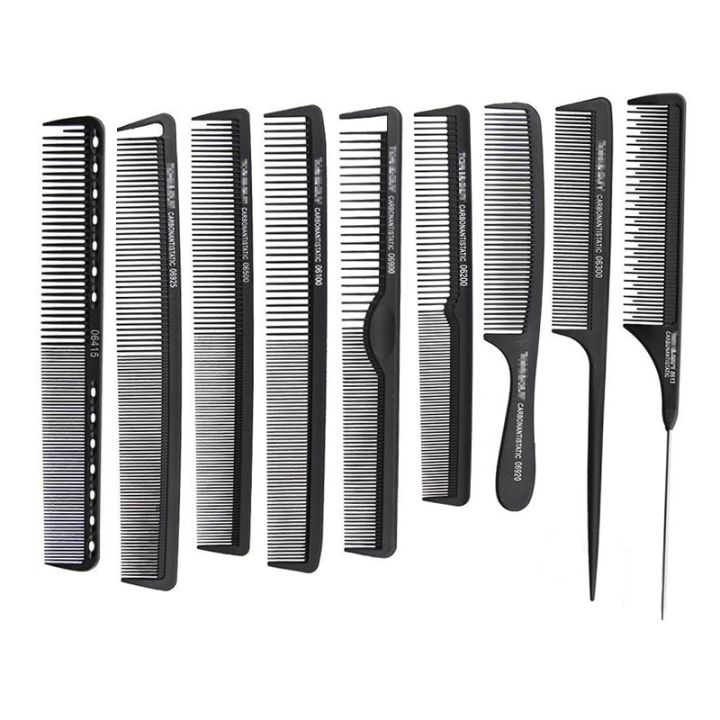 【Lejia】Professional Comb Resistant Medium Cutting Carbon Comb Salon Styling Tool L06415