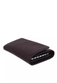Black Trifold Wallet Featuring Key Holder made with Genuine Leather.