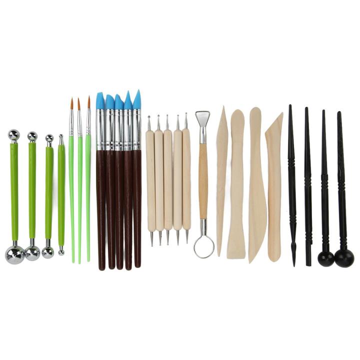 Polymer Clay Tools, Clay Art Creation Pottery Tools 28 Pcs for Clay Pottery Sculpture for Craft Projects