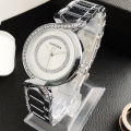 New Ladies Wrist Watches New Fashion Dress Watch Women Crystal Diamond Watches Stainless Steel Silver Clock Women Montre Femme.