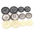 Hengc Chic Men Blazer Striped Gradient Resin Buttons For Clothing British Style Coat Sleeve Creative Decorations. 