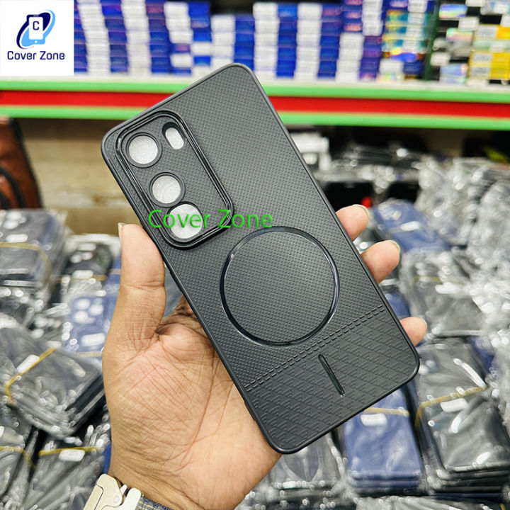 Vivo Y400 Leather Magsafe Silicone Drop-proof and Smudge Ultra Slim Fashion Phone Case For Vivo Y 400 Back Cover