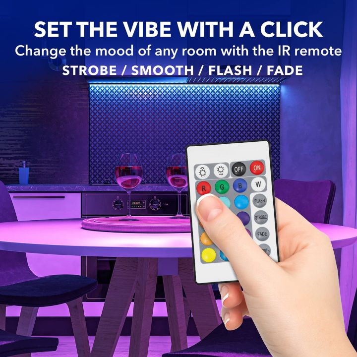 Remote Control To Color New Rgb Remote Control Color Changing Led Strip Light, ( 16 Feet Long ...