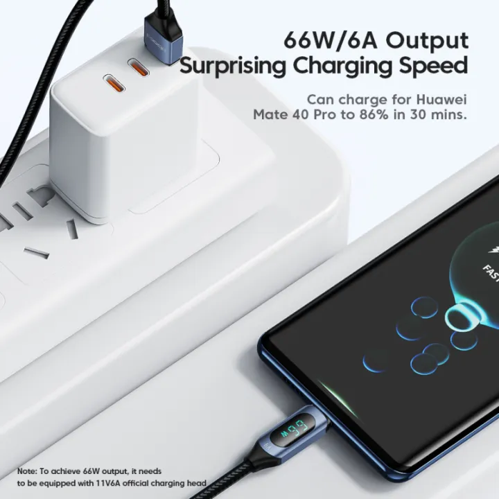 Toocki%20Digital%20Display%20USB%20Type%20C%20Cable%20Fast%20Charge%206A%2066W%20USB%20C%20Charging%20Data%20Cable%20For%20Huawei%20Mate%2050%2040%20Pro%20Xiaomi%20Samsung%20-%20Image%204