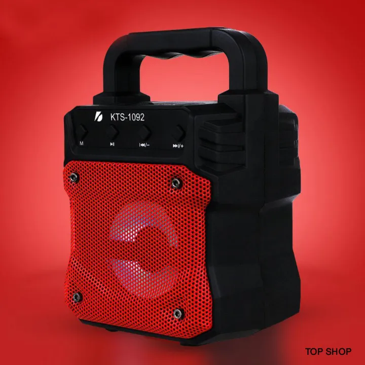 3%20Inches%20Karaoke%20KTS%201092%20Bluetooth%20Portable%20Wireless%20Speaker%20With%20-%20Image%202
