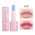 Cross-border pink lip balm, lipstick, women's warmth, color changing, moisturizing, non-decolorizing, moisturizing, sequin, jelly, transparent lip gloss.