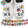 Paw Patrol Chase Crocs Charms Accessories Shoe Buckle Wholesale Sky DIY Cartoon Sneakers Shoes Decoration Kids X-mas Party Gift. 
