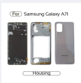Full Body Housing for Samsung Galaxy A71 (LCD Frame Panel,Middle Frame and Back Panel). 