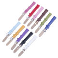 12mm plain weave PU leather strap watchband new candy colors watch straps GJCUTE. 