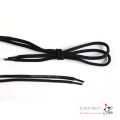 1 pair Premium Quality BLACK-Colored Laces for Sneakers and Other Footwear | COLOR BLACK.
