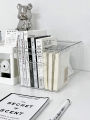 Book Storage Desktop Storage Box Transparent Acrylic Book Shelf Desk Shelf Bookshelf Office File Shelf. 