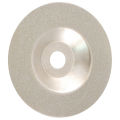 Cutting disc, for glass / stone, with diamond coating, galvanized, fine grain. 
