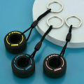 01 Pcs F1 Racing Car Rubber Tire Keychain Key ring Gift Mini Souvenir Gift. 