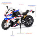 1:12 BMW S1000RR Diecast Alloy Motorbike Vehicles Collectible Hobbies Motorcycle Model Toys. 