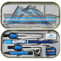 Faber Castell Stellar Premium Mathematical Drawing Set - High-Quality Geometry Tools Box. 